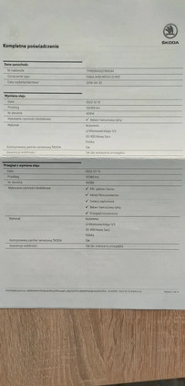 Skoda Fabia cena 34800 przebieg: 163000, rok produkcji 2018 z Mielec małe 172